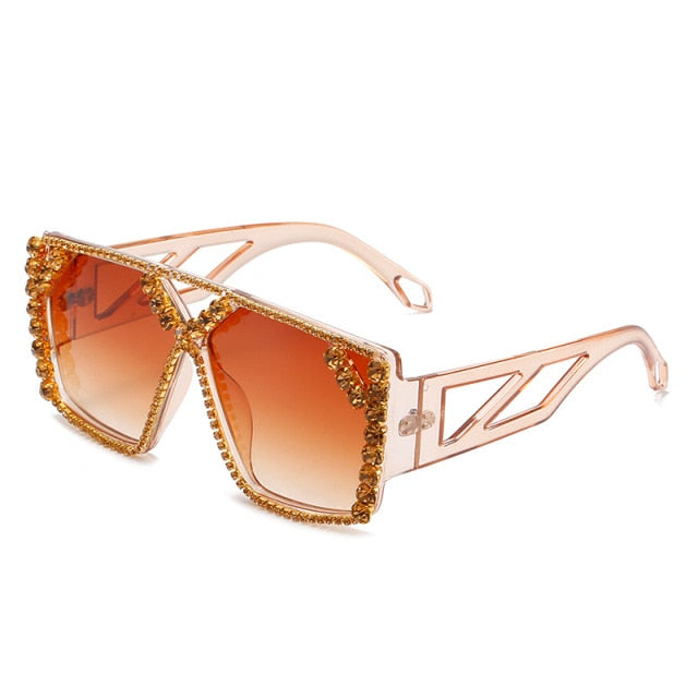 Women's Ellen Square Sunglasses – UV400 Elegant Everyday – side view