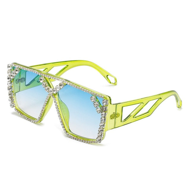 Women's Ellen Square Sunglasses – UV400 Elegant Everyday – detail view