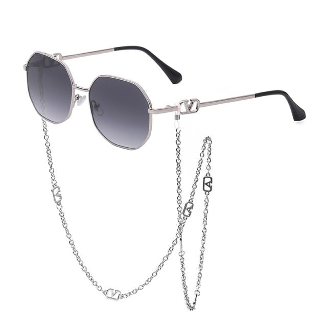 Women's Retro Sunglasses – UV400 Polycarbonate Leisure – product view