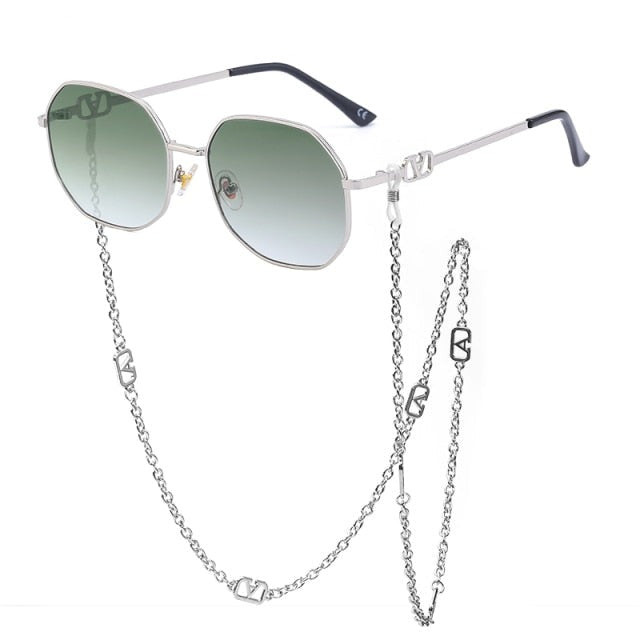 Women's Retro Sunglasses – UV400 Polycarbonate Leisure – close-up detail