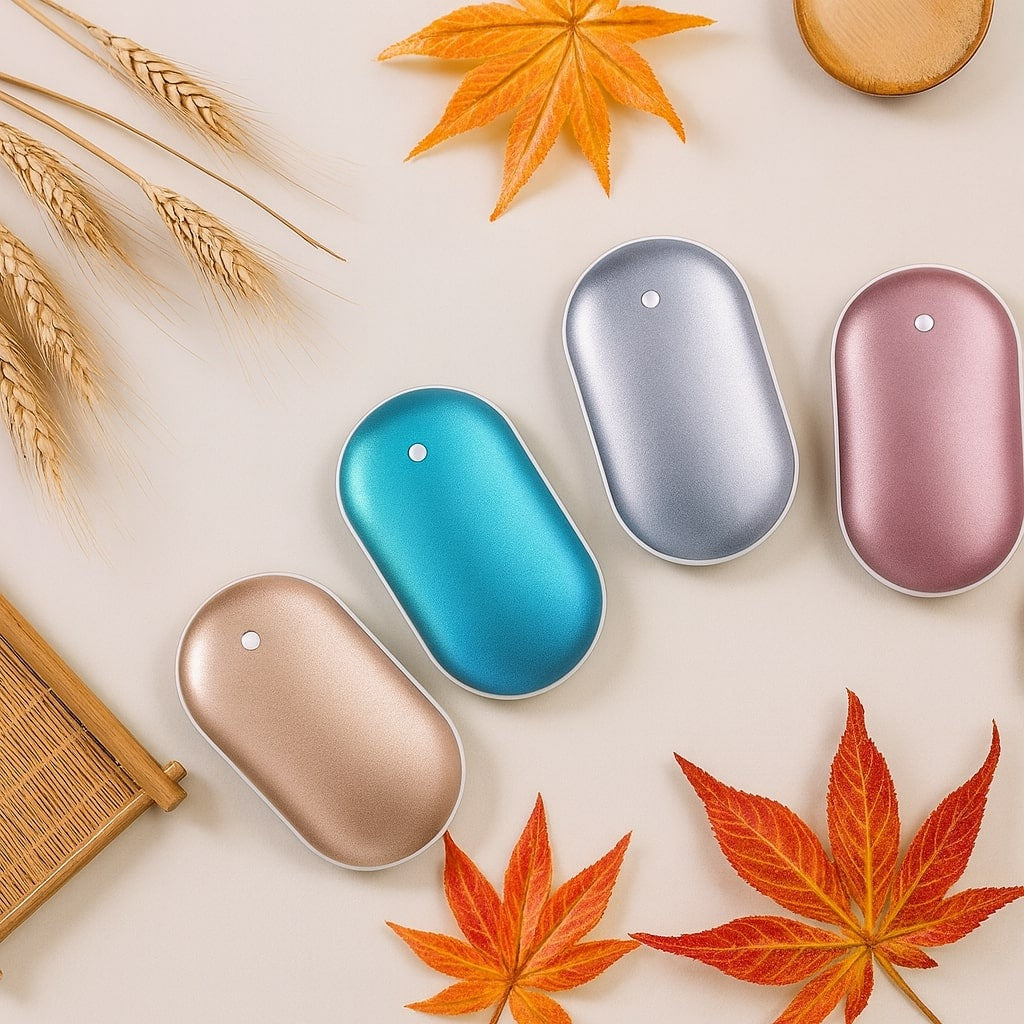 Rechargeable hand warmer with power bank and 3 heat settings - view 6