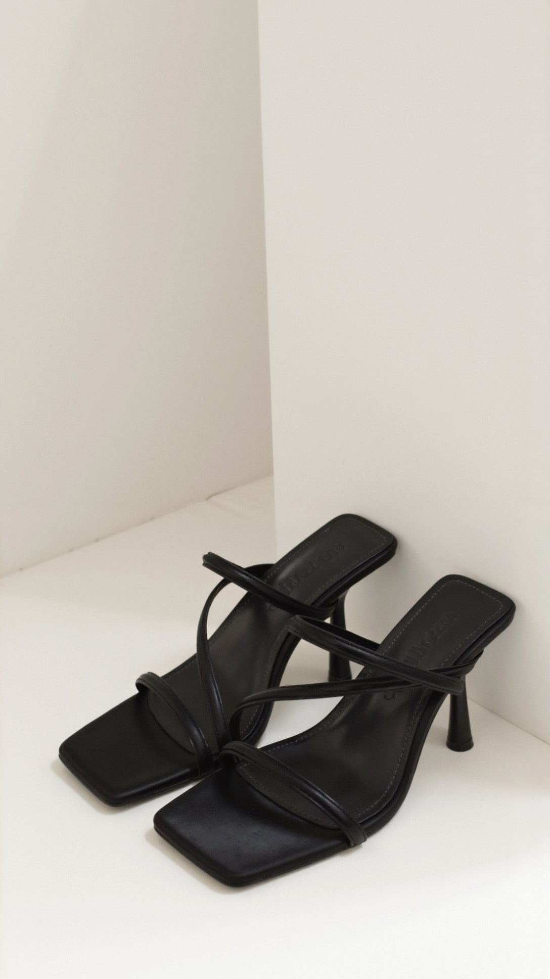Women's Strappy Slip-On Mules - product view | SAINT DOR