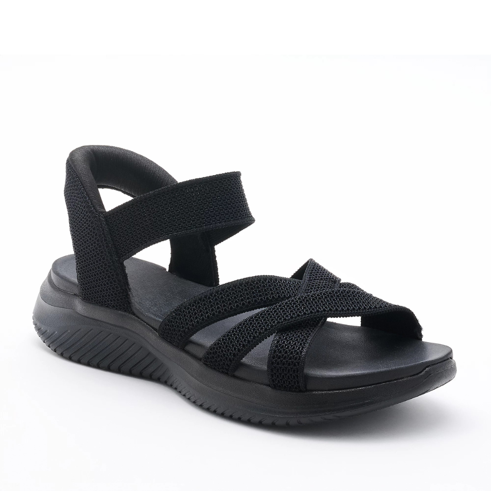 Stretch Knit Slip-On Sandals — view 3