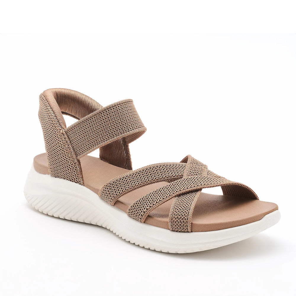 Stretch Knit Slip-On Sandals — view 4