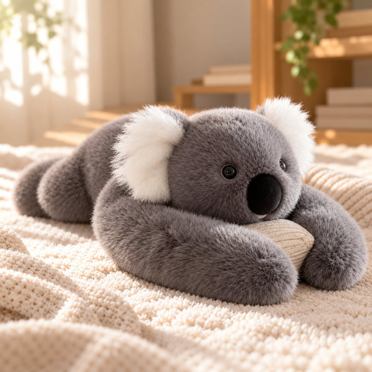 Soft toy with extra long arms for stress relief - koala