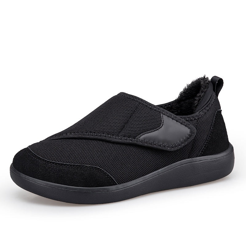 Wide fit shoes with a touch-fastening flap, extra wide toe box and plush lining - view 10