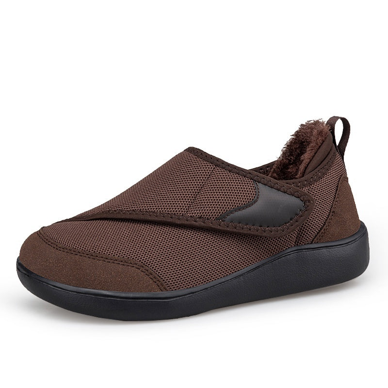 Wide fit shoes with a touch-fastening flap, extra wide toe box and plush lining - view 11