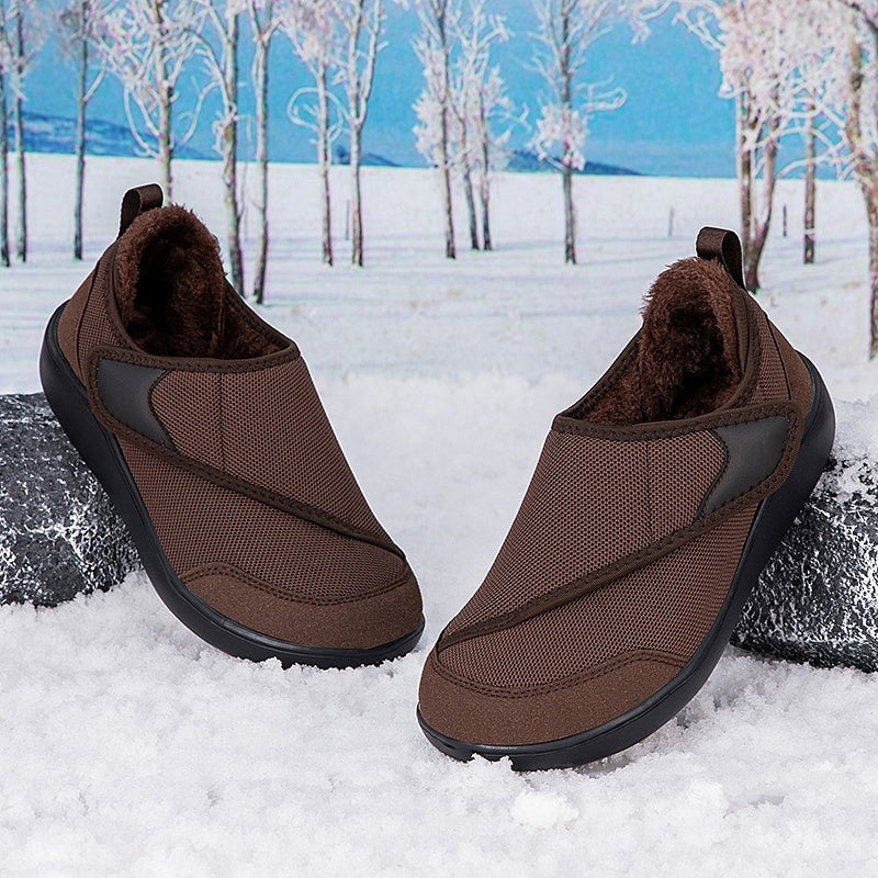 Wide fit shoes with a touch-fastening flap, extra wide toe box and plush lining - view 13
