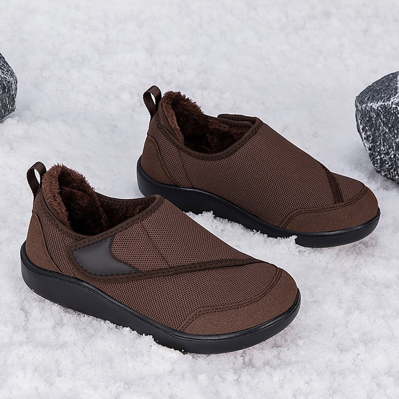 Wide fit shoes with a touch-fastening flap, extra wide toe box and plush lining - view 15