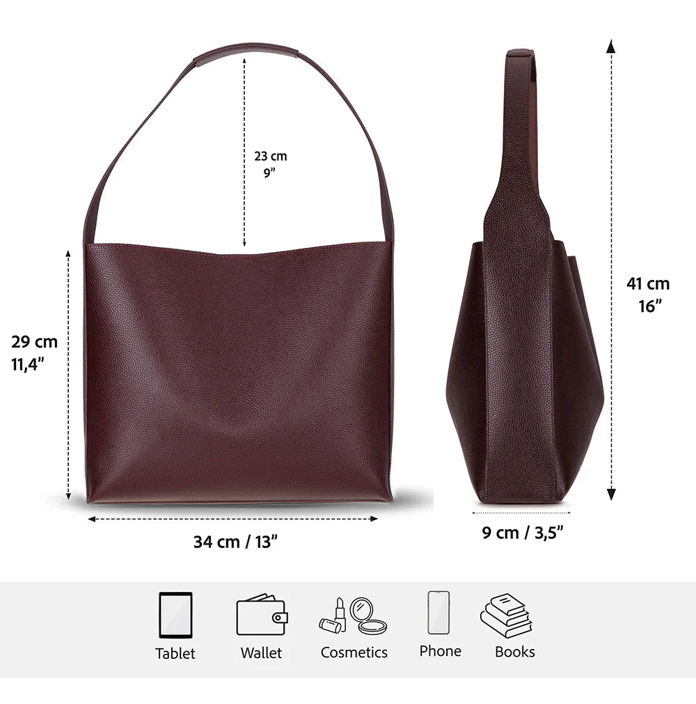 Women's Leather Bag – Full-grain leather – view 16