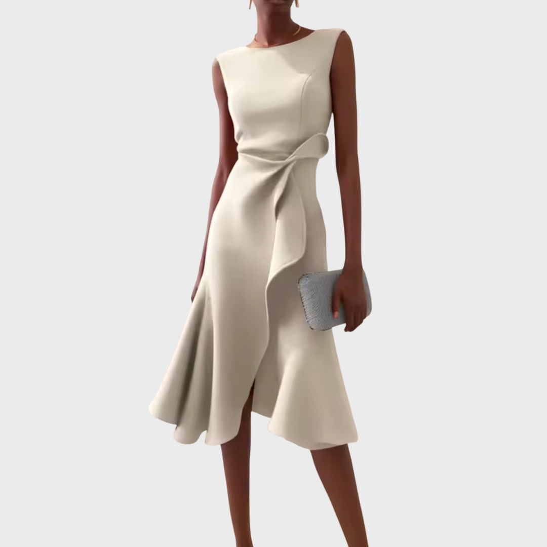 Women's Dress - Flattering Fit in Coffee