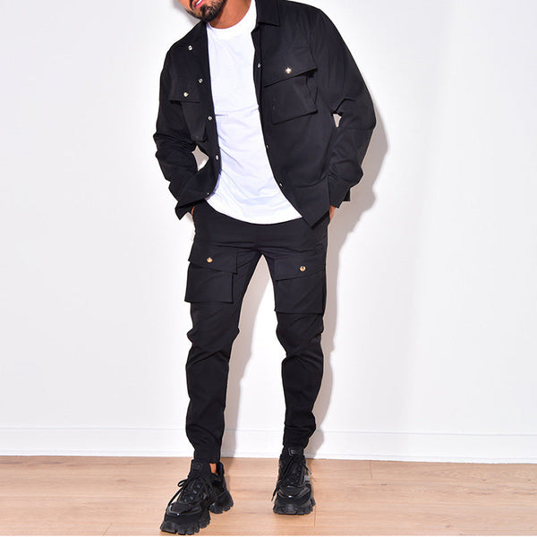 Men's Two-Piece Set - Cargo Street Style - view 1