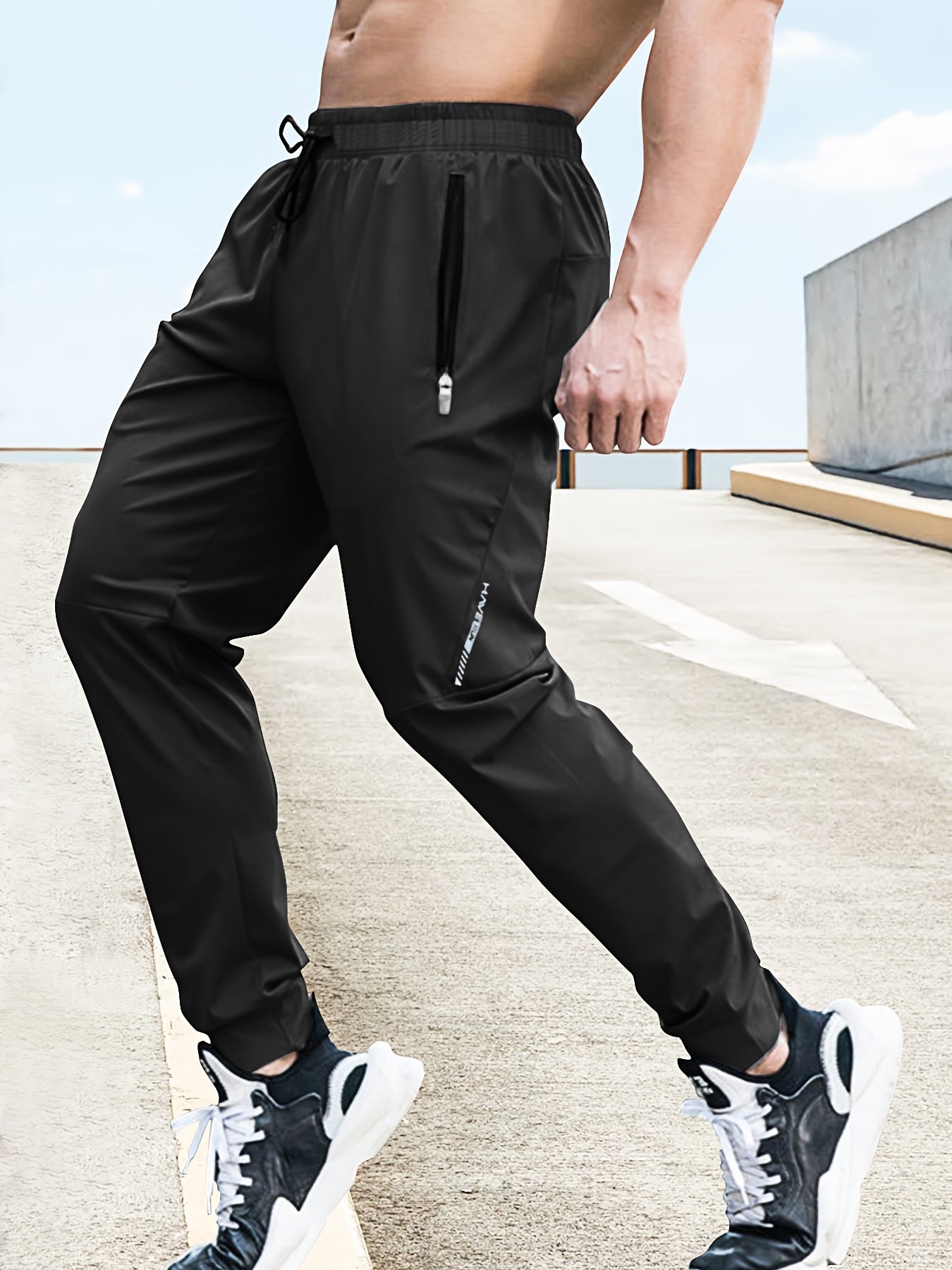 Men's High-Stretch Joggers - product view | SAINT DOR
