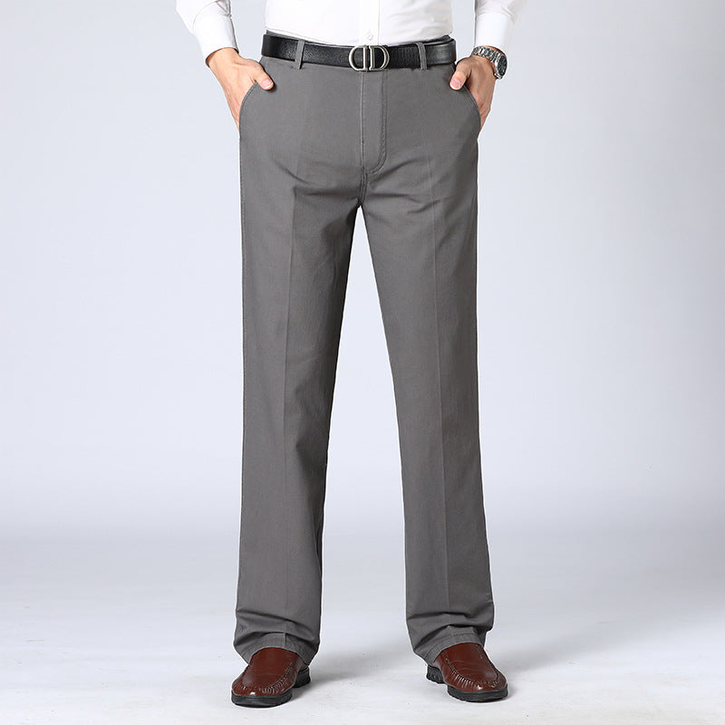 Men's Classic Stretch Trousers - side view | SAINT DOR