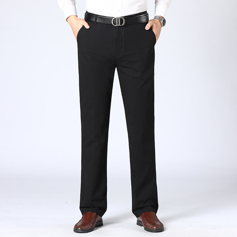 Men's Classic Stretch Trousers - back view | SAINT DOR