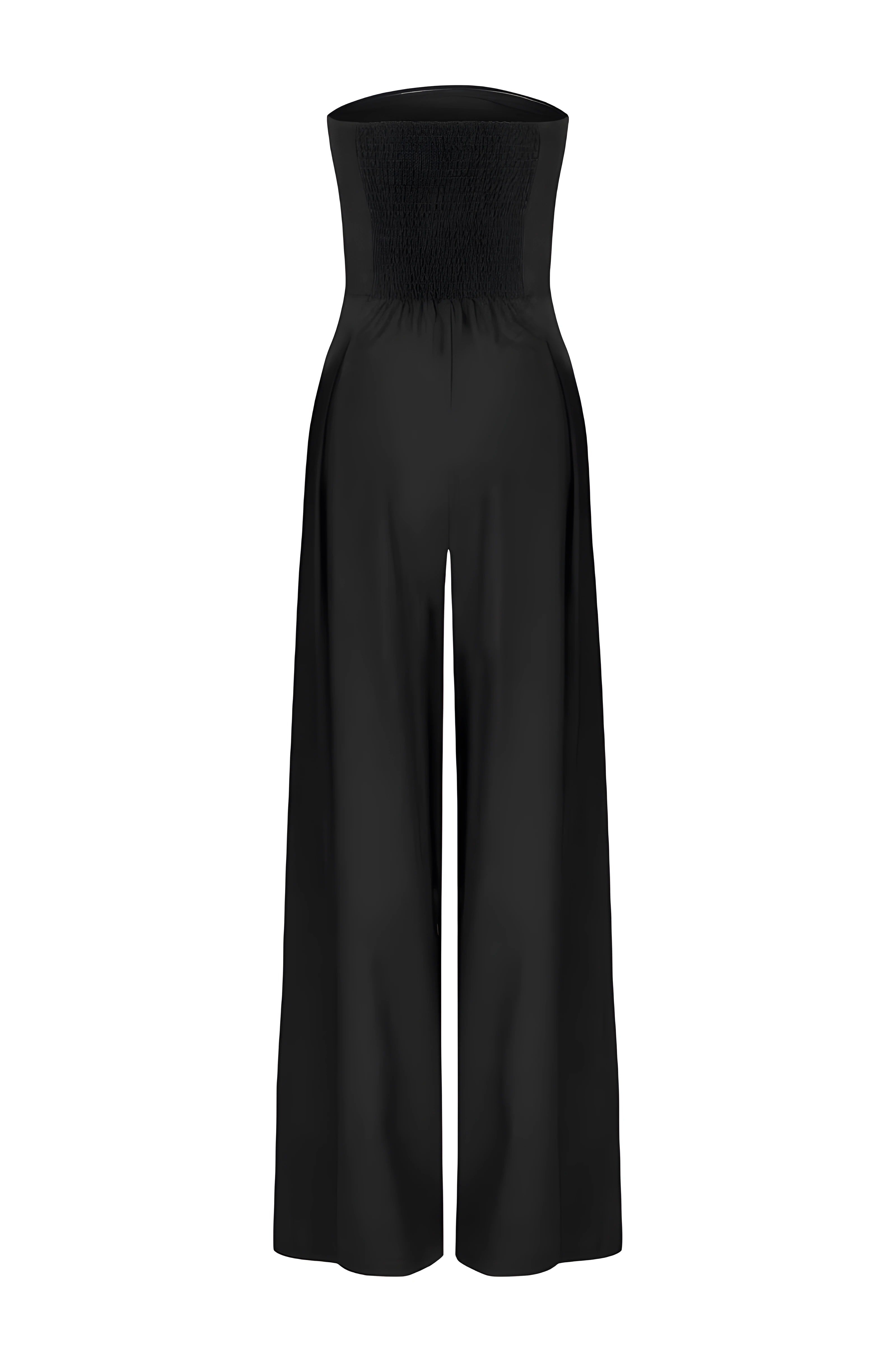 Women's Off-Shoulder Elegant Jumpsuit – Lightweight Style – alternative view