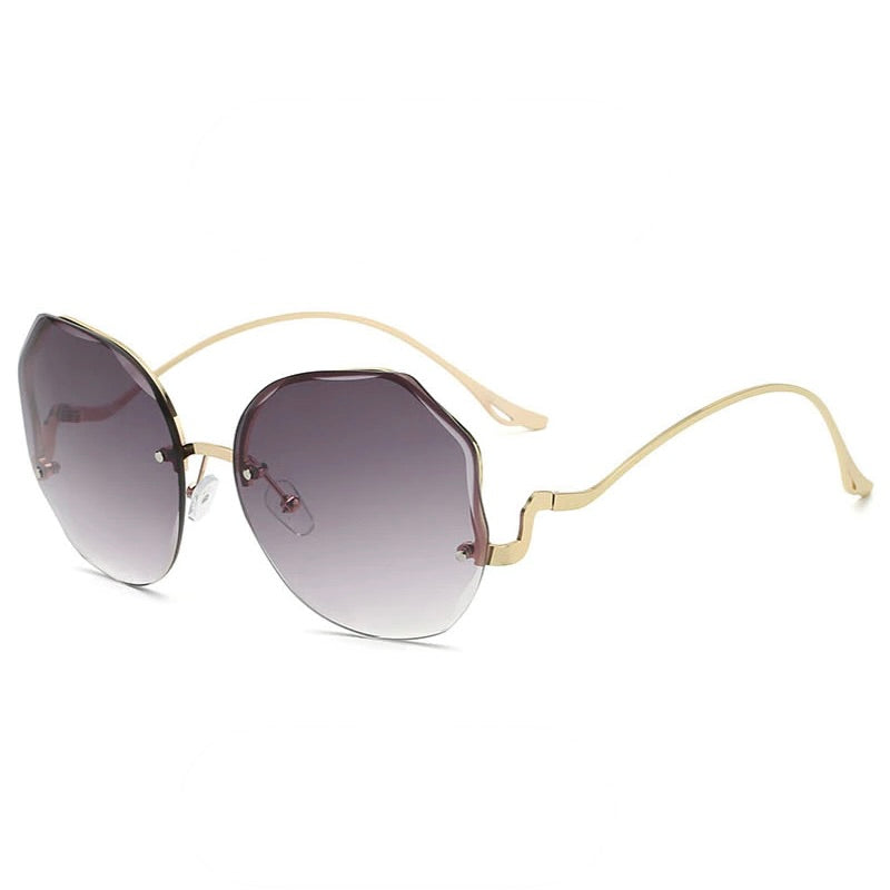 Women's Thera Mirror Sunglasses – Alloy Frame UV Style – back view