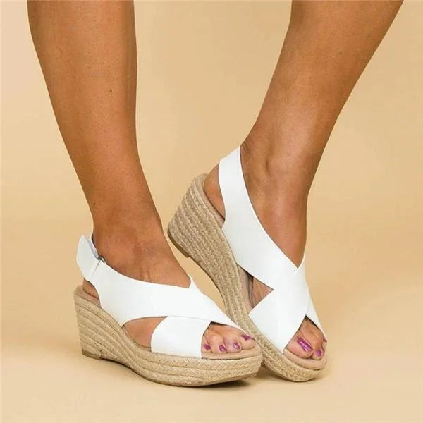 Women's Sandals - Orthopedic Cushioned Sandals in Black