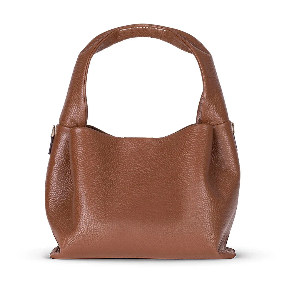 Women's Leather Bag in Tan