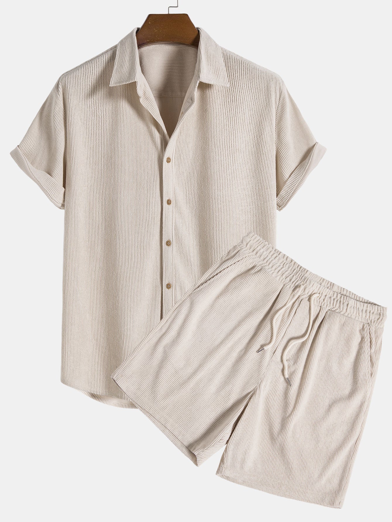 Men's Casual Two-Piece Co-Ord Set - Everyday Loungewear — main view