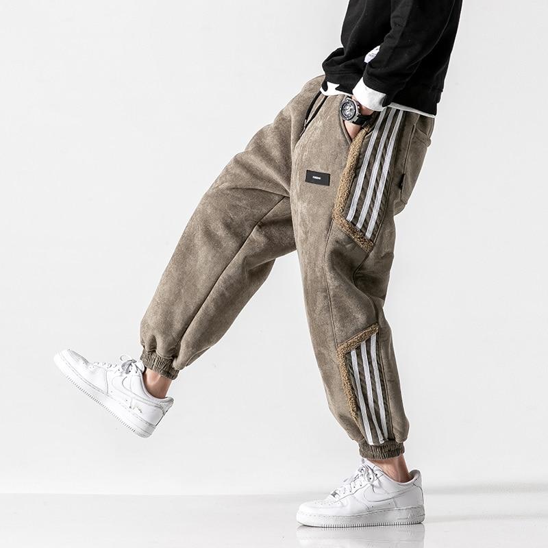 Men's Fleece-Lined Joggers - back view | SAINT DOR