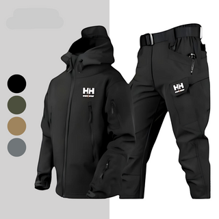Men's Softshell Outdoor Set - Winter Jacket & Trouser Combo — main view