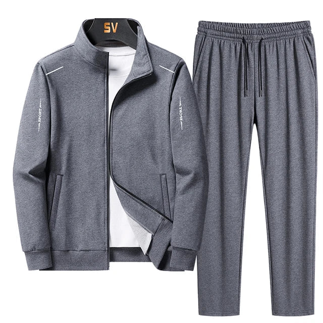 Men's Two-Piece Set - Autumn Tracksuit in Zwart