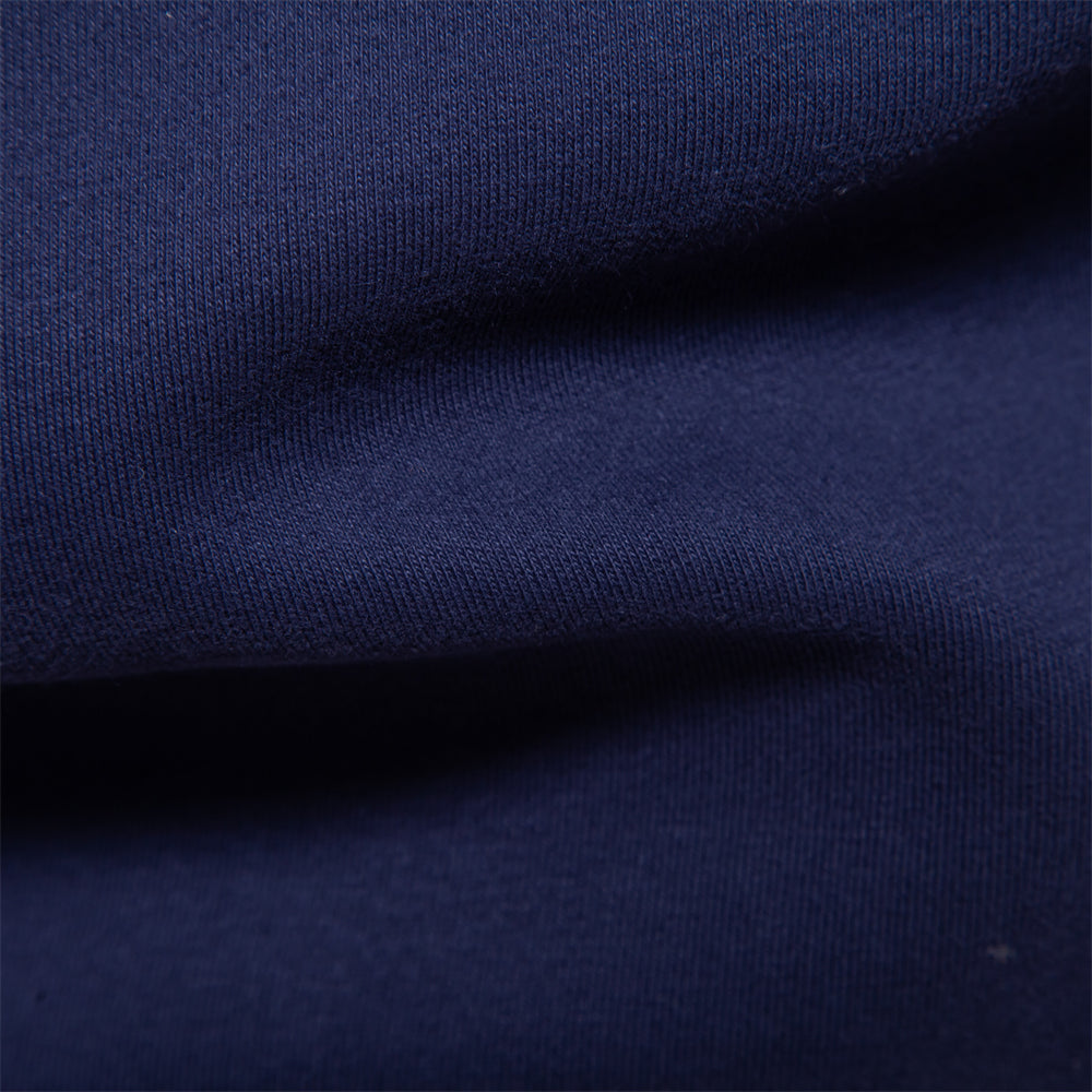 Rugby polo sweatshirt with ribbed hem, full length
