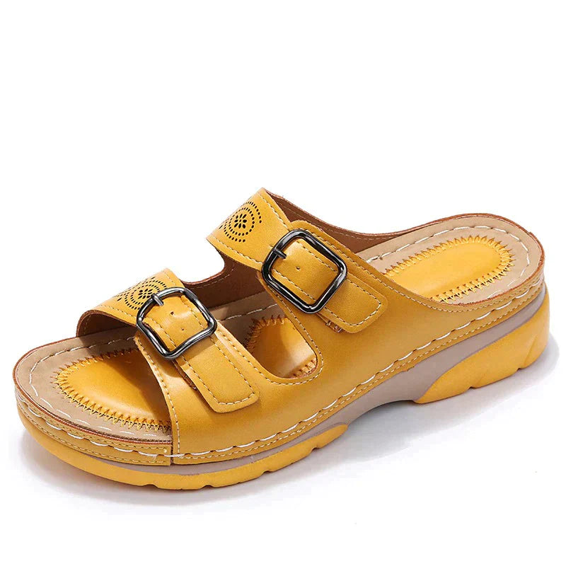 Women's orthopaedic arch support sandals – Saint Dor UK – angle view