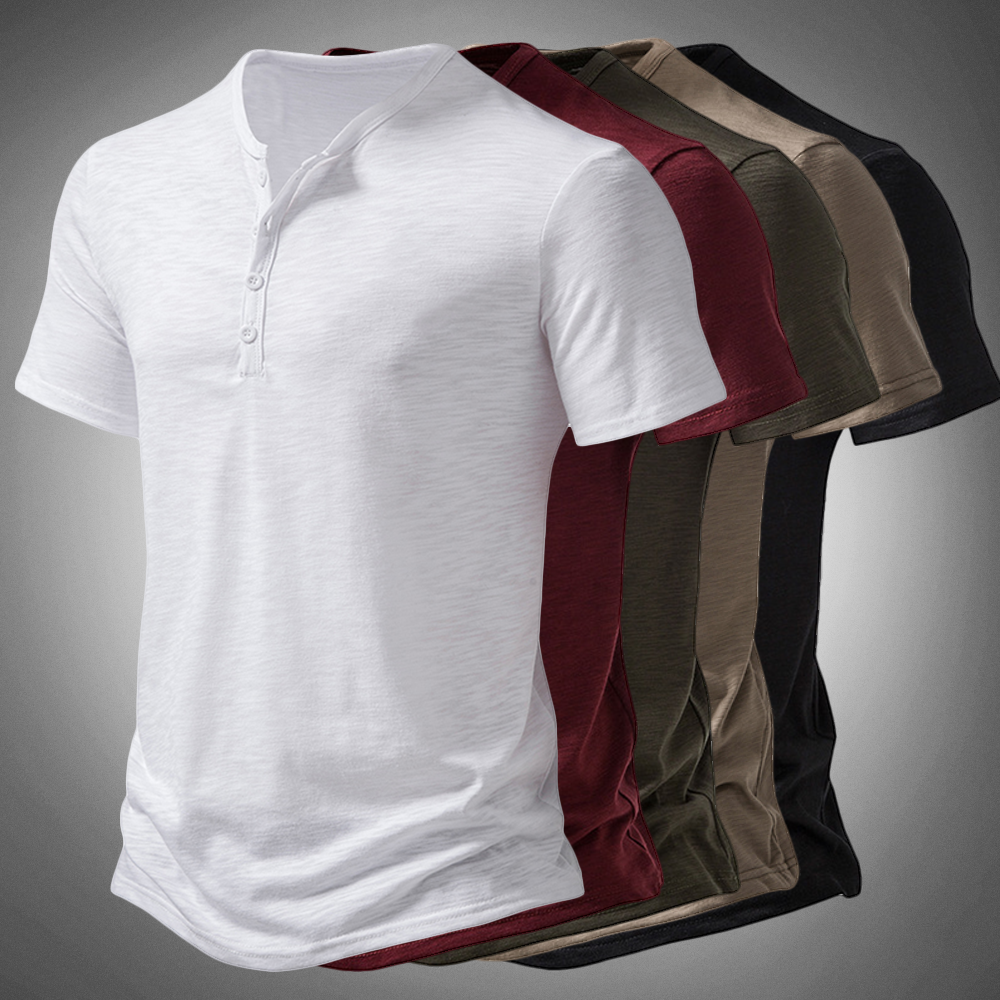 Men's slim fit summer shirt - SAINT DOR - view 6
