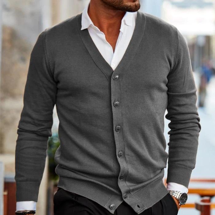 Men's Top - Vest Men Classic in Grijs