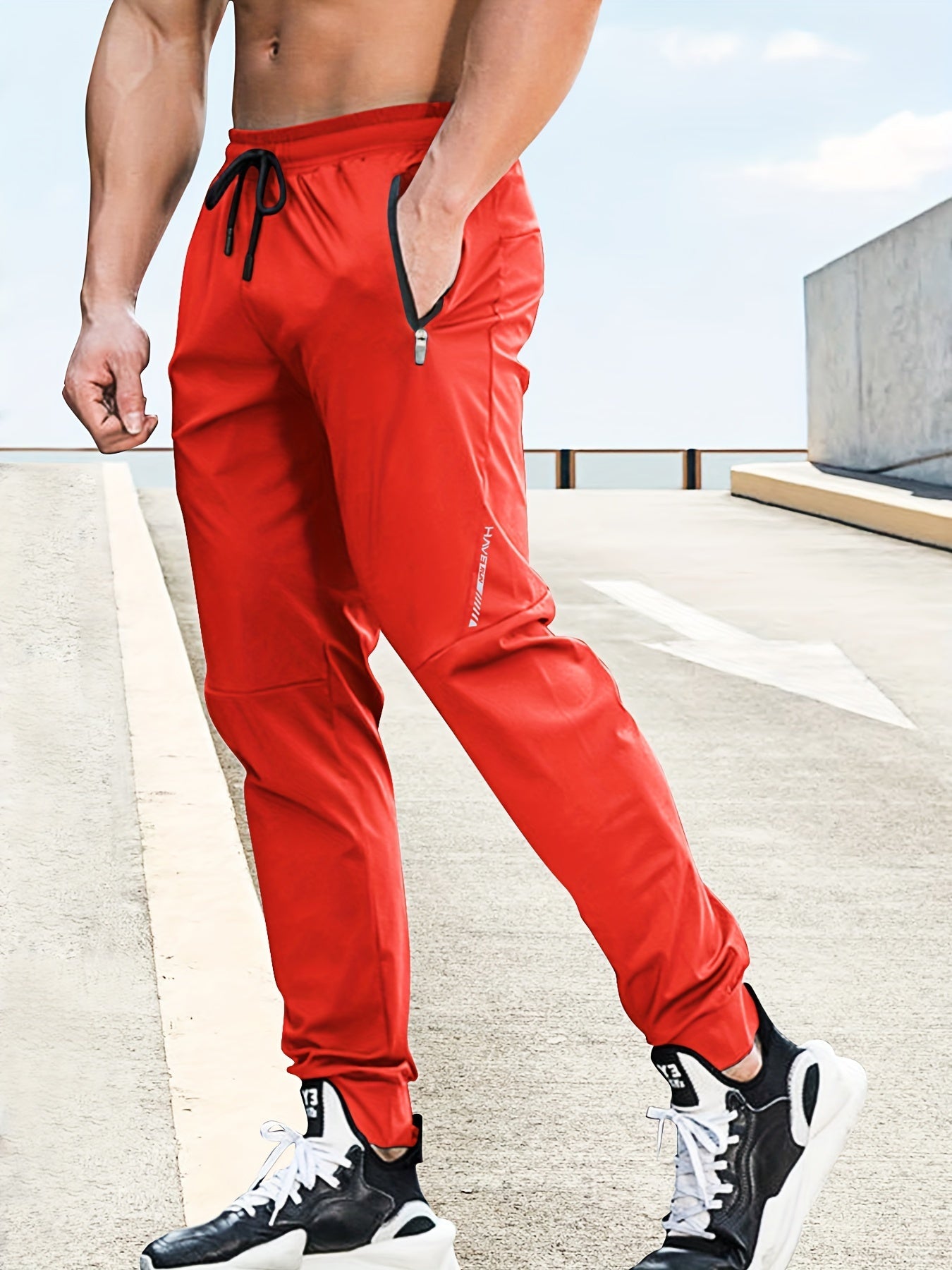Men's High-Stretch Joggers - product view | SAINT DOR