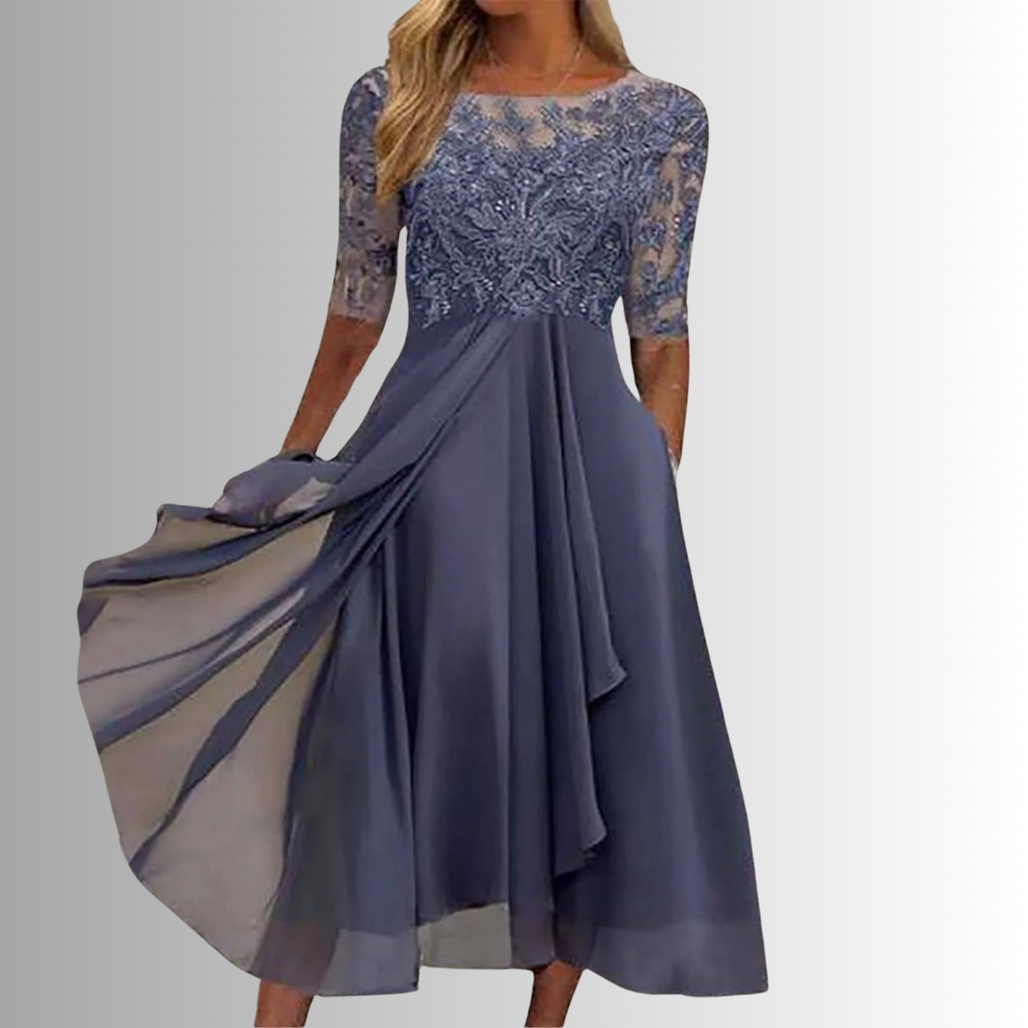 Women's Dress - Timeless & Feminine in Green