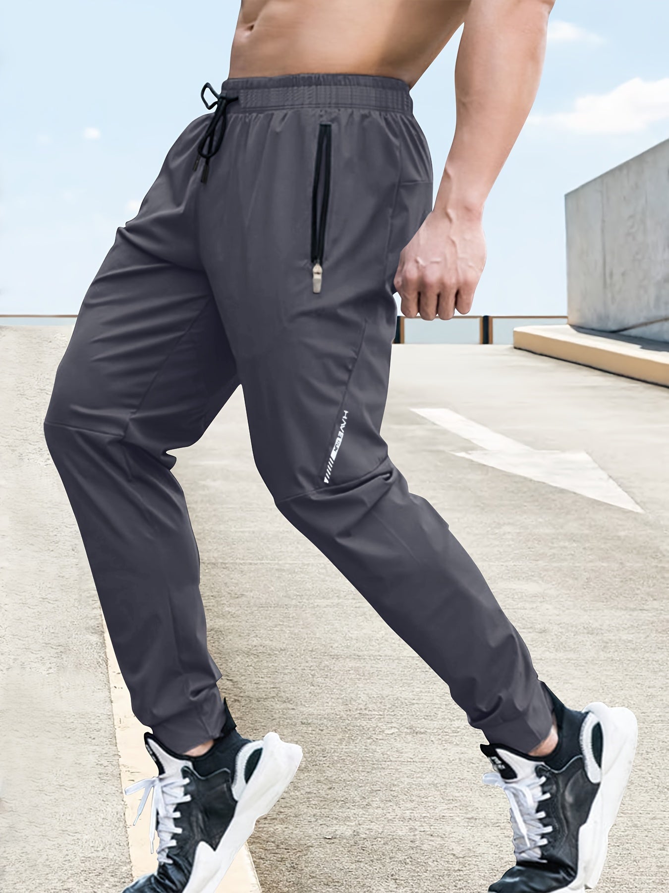 Men's High-Stretch Joggers - product view | SAINT DOR