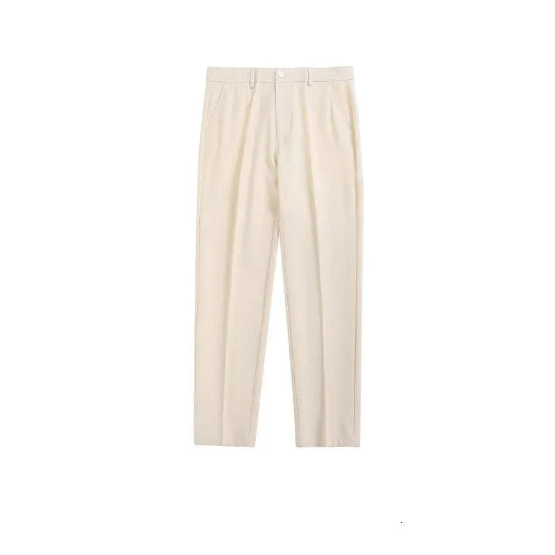 Men's Slim Fit Stretch Trousers - Extended Sizes - product view | SAINT DOR