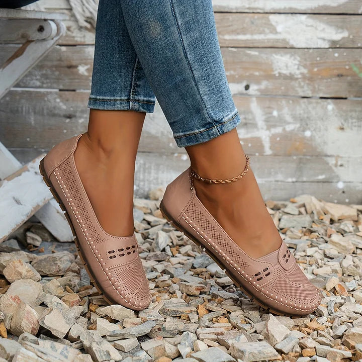 Women's Shoes - Stylish Orthopedic Shoes in Brown
