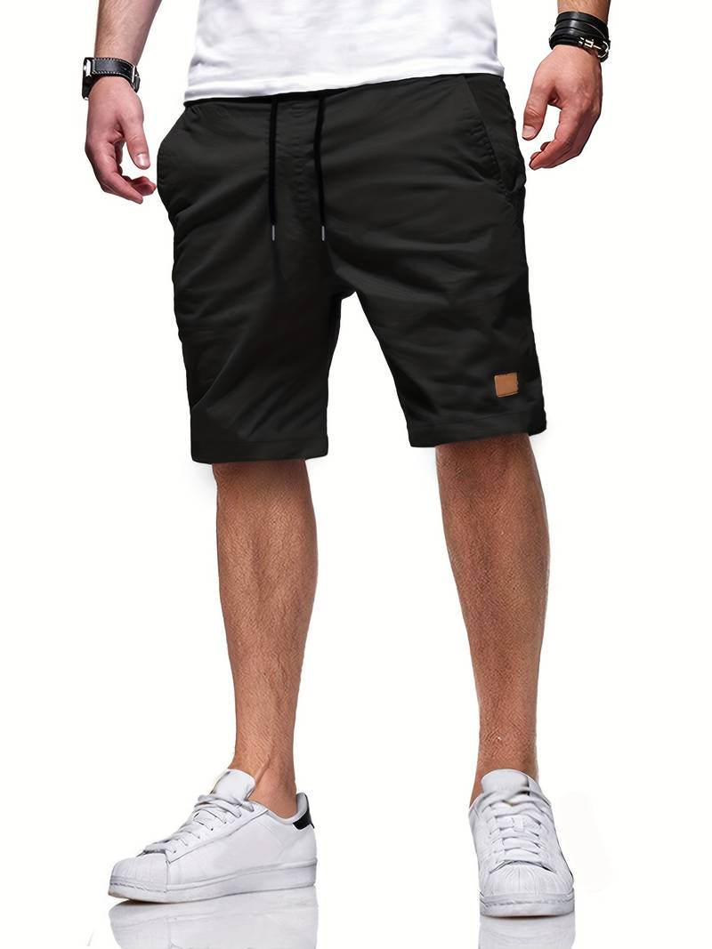 Men's Shorts – Soft & Breathable – Adjustable Waistband – Ideal for Sp - front view