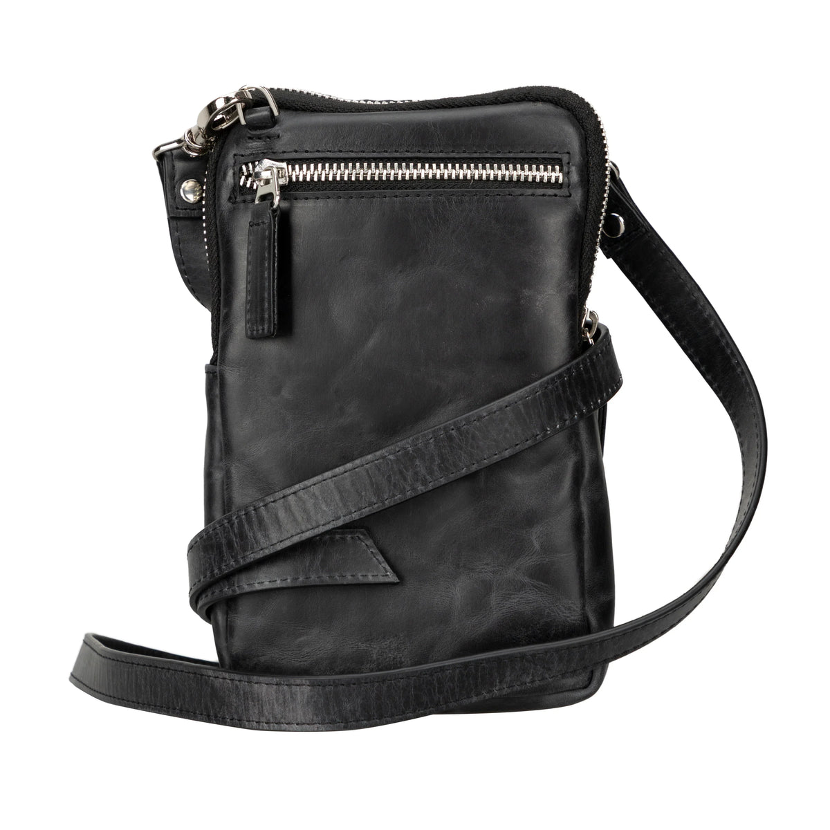 Leather Crossbody Phone Bag – Full-grain leather – view 26