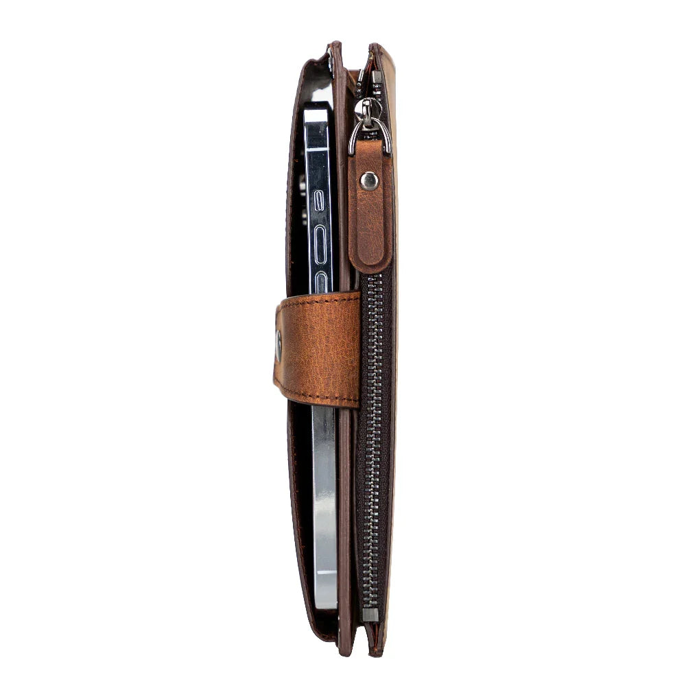 Leather Crossbody Phone Bag – Full-grain leather – view 19