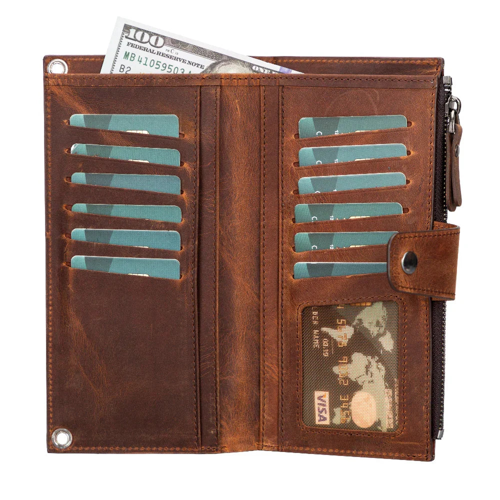 Leather Crossbody Phone Bag – Full-grain leather – view 17