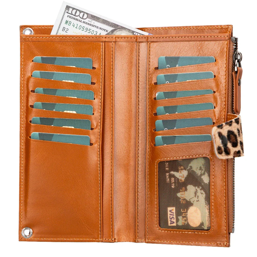 Leather Crossbody Phone Bag – Full-grain leather – view 11