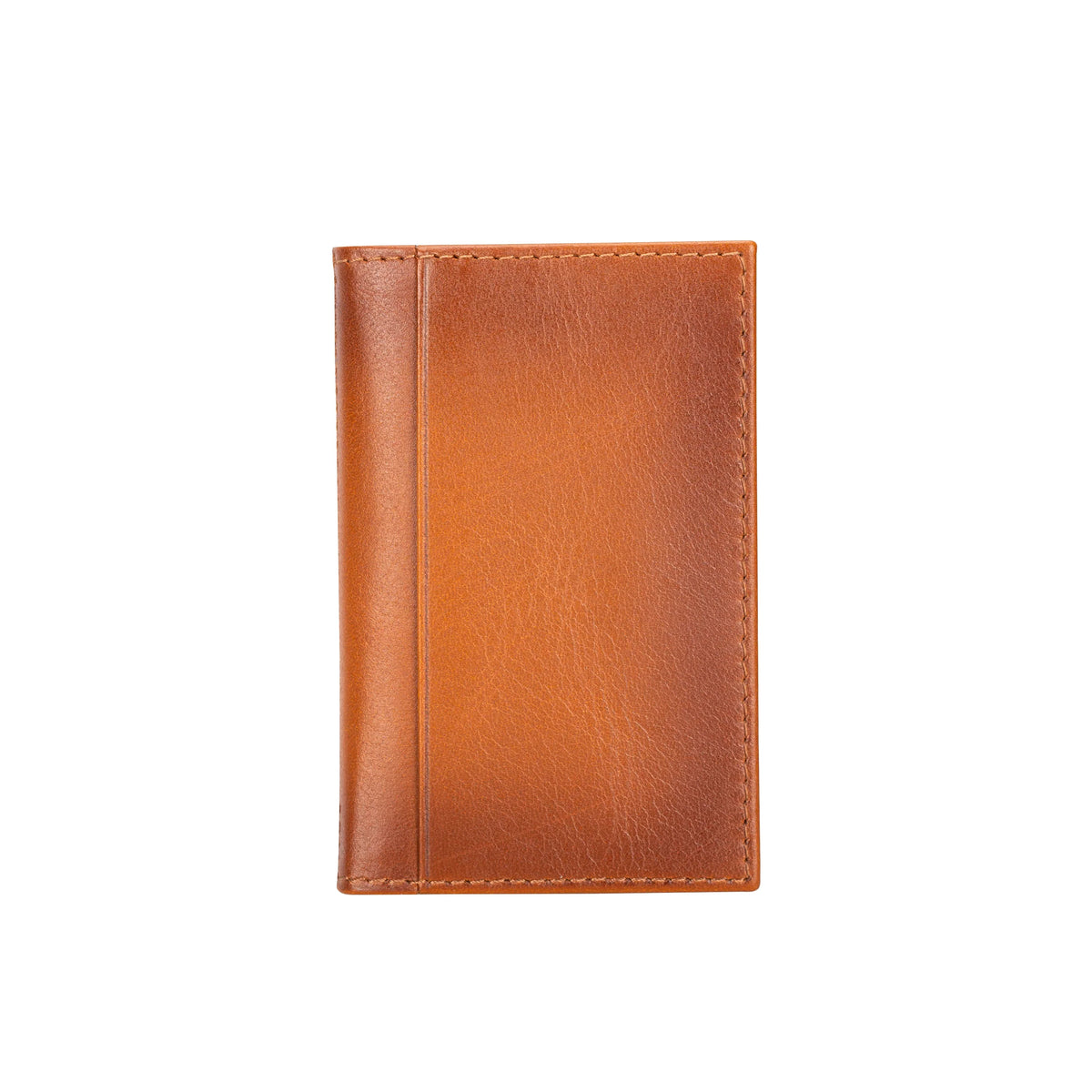 Leather Card Holder in Brunette