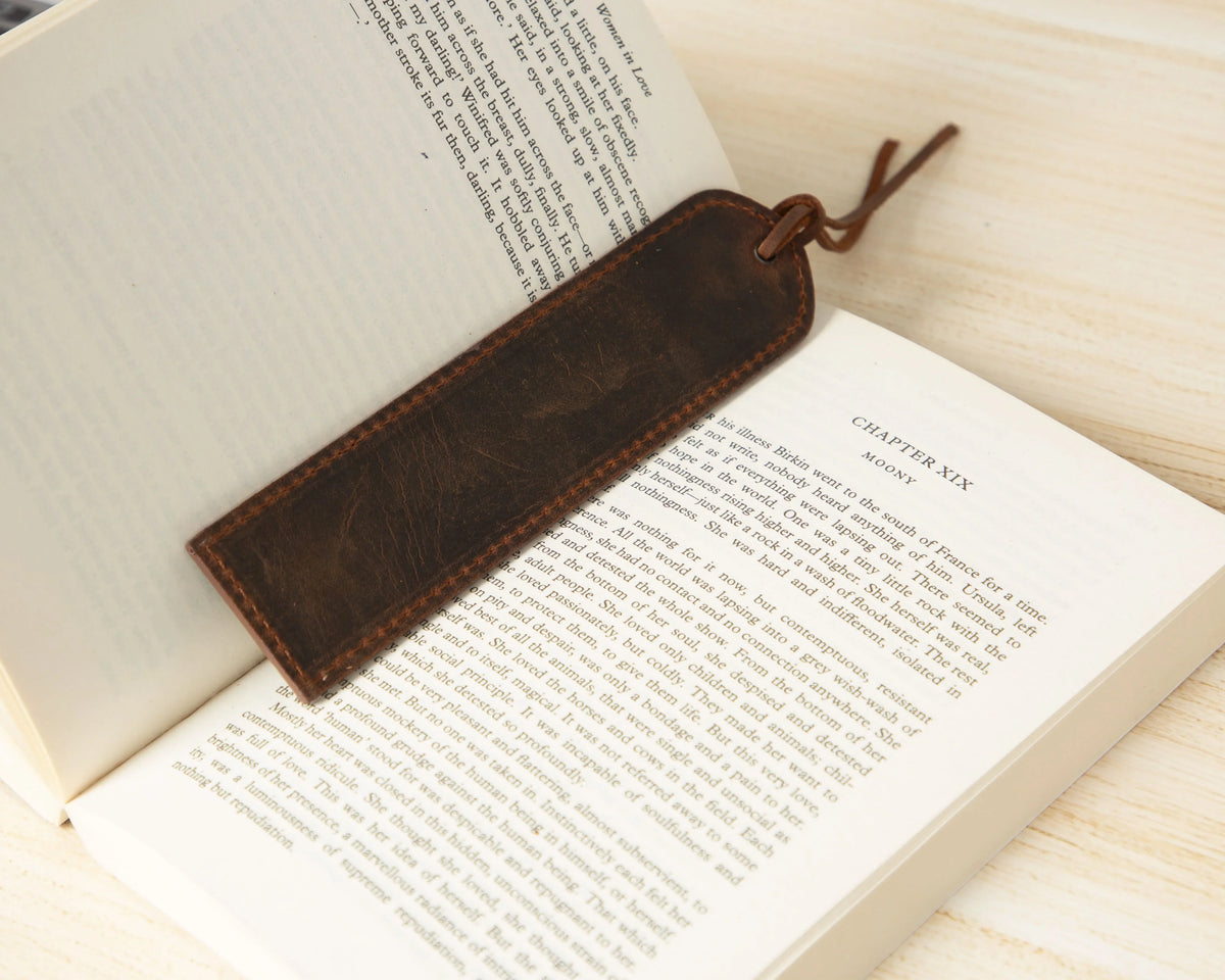 Leather Bookmark – Full-grain leather – view 29