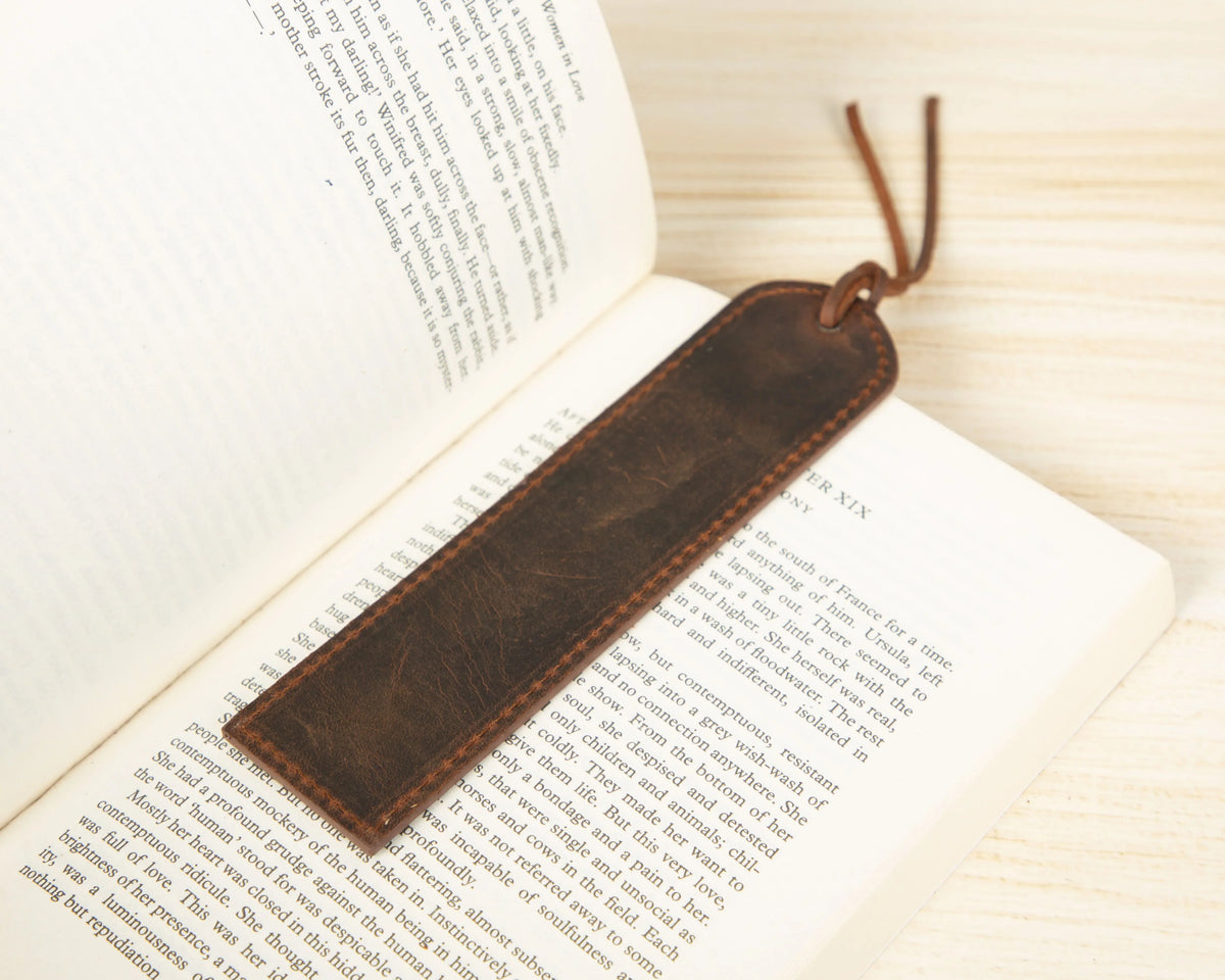 Leather Bookmark – Full-grain leather – view 28