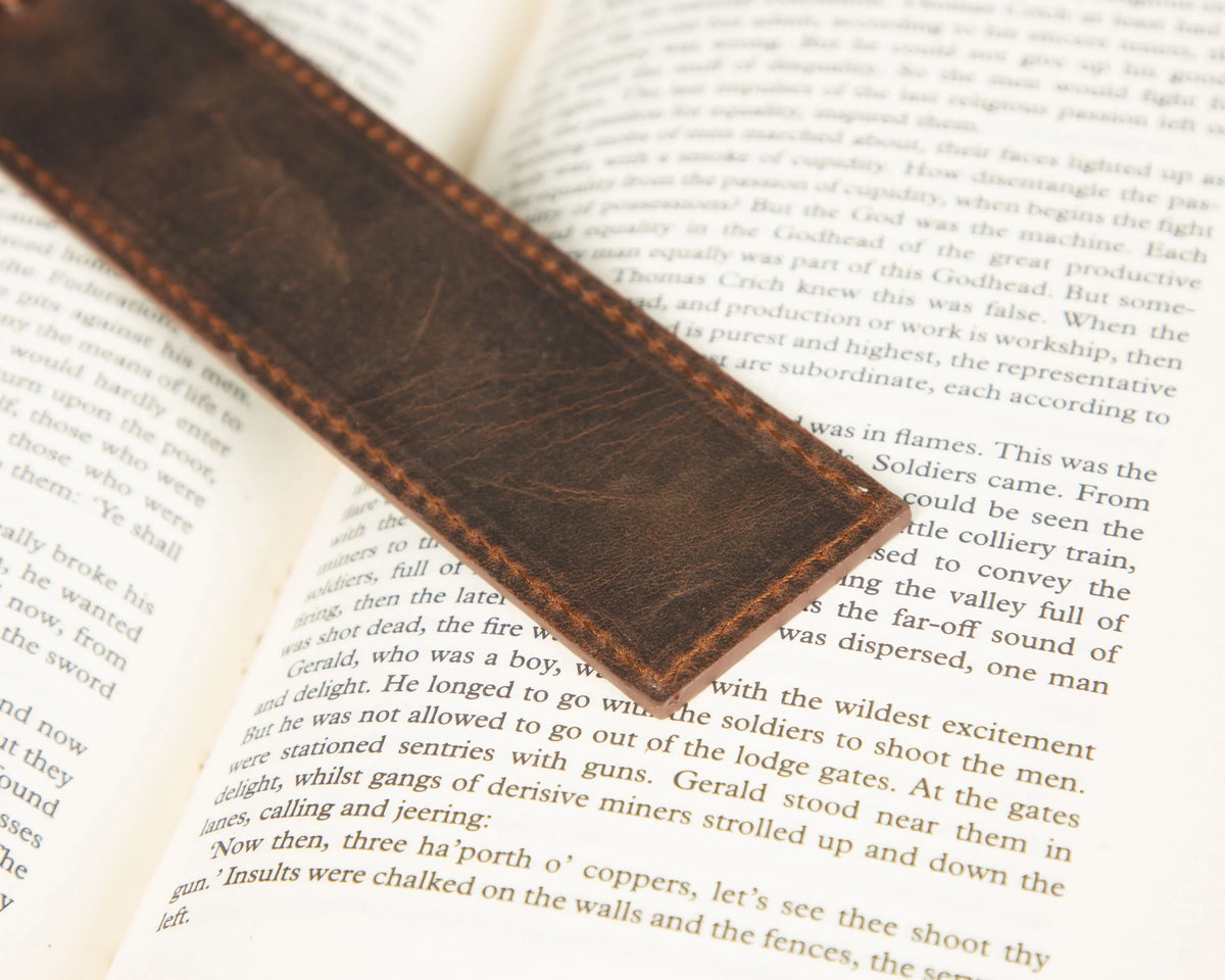 Leather Bookmark – Full-grain leather – view 27