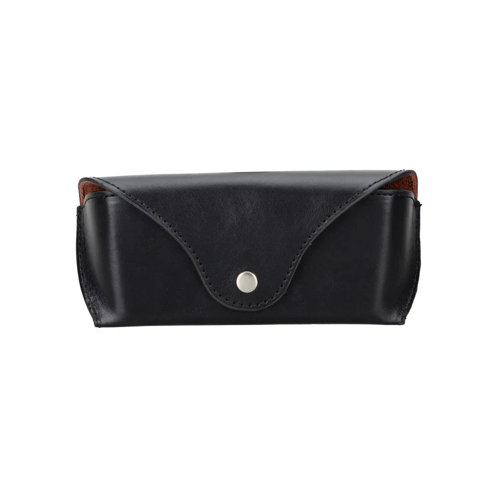 Leather Glasses Case in Black