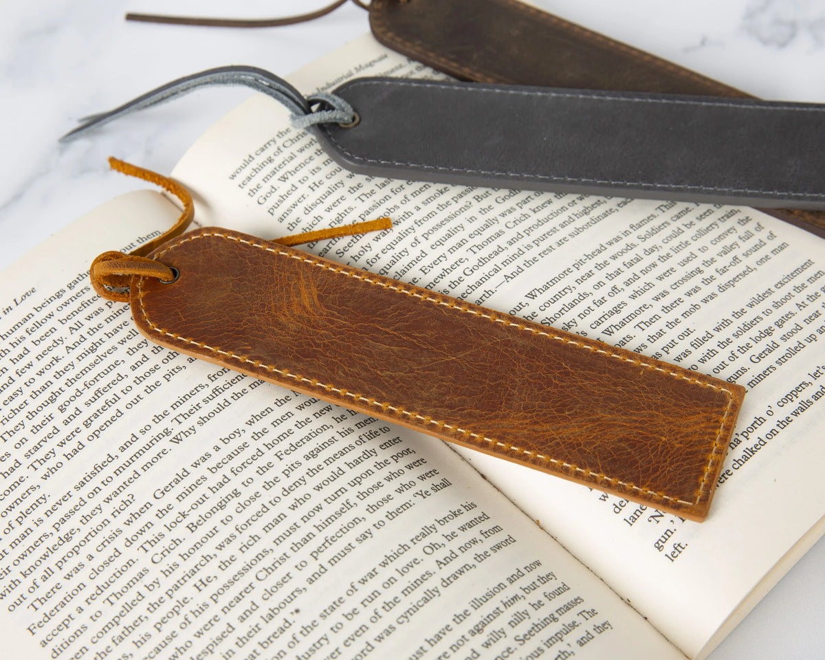 Leather Bookmark – Full-grain leather – view 16