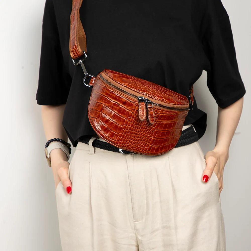 Leather Crossbody Bag - 3 Colours