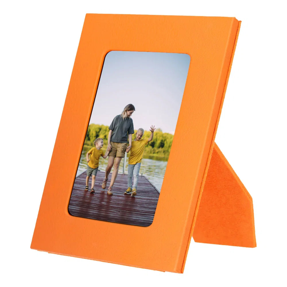 Leather Photo Frame in Copper