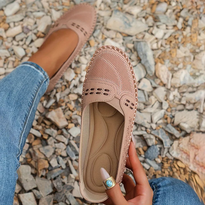 Women's Shoes - Stylish Orthopedic Shoes in Coffee